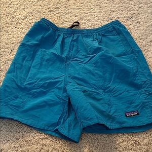 Patagonia Teal Swim Trunks